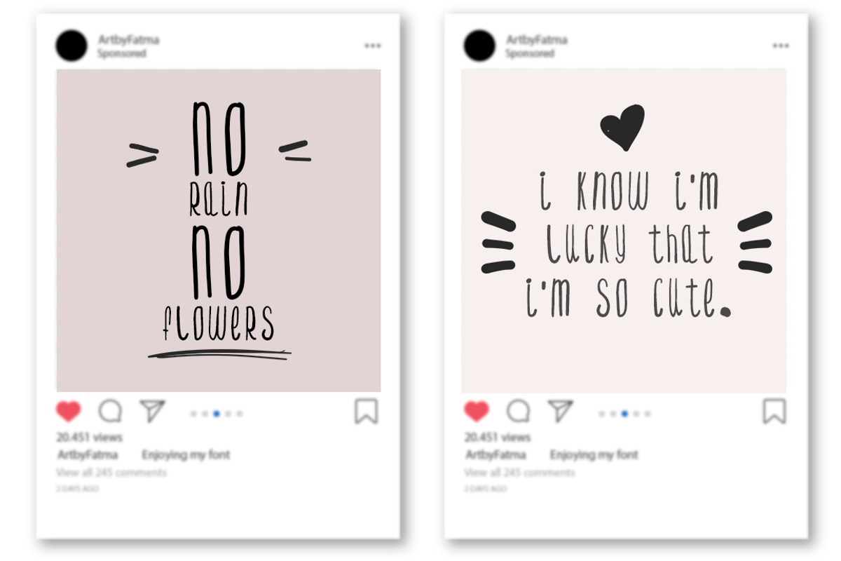 The Tall Font (Hand written) preview 4