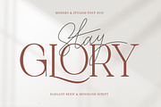 Stay Glory Font Duo, a Script Font by Letter Fresh (Thumbnail 1 of 7)
