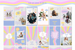 Peace Baby Instagram Template