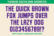 Flankers Austin - Varsity Font Duo!, a Sans Serif Font by The Native Saint Club (Thumbnail 12 of 16)