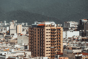 High rise in dense Rio cityscape, an Architecture Photo by SkyNext