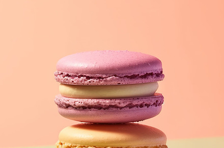 macarons in pastel candy colors, a Food & Drink Photo by Virgo Studio