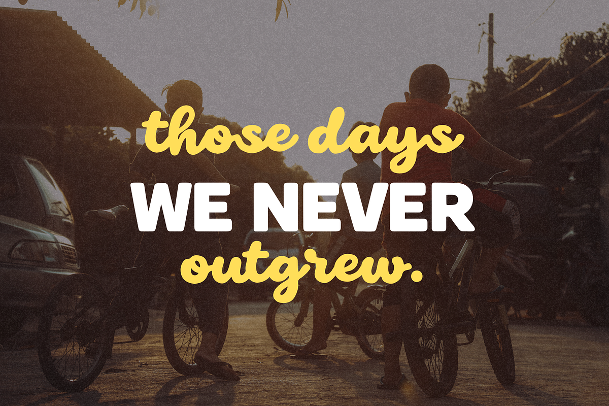 Sunkind Display – Playful Retro Font, a Script Font by Creacy Studio (Photo 3 of 10)