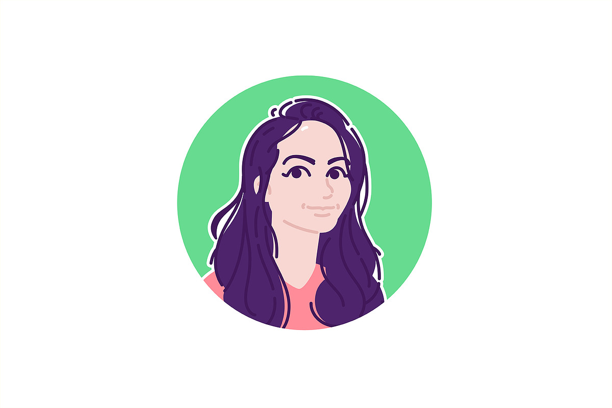 Avatars icons of people, a Person Illustration by GeekClick (Photo 7 of 7)