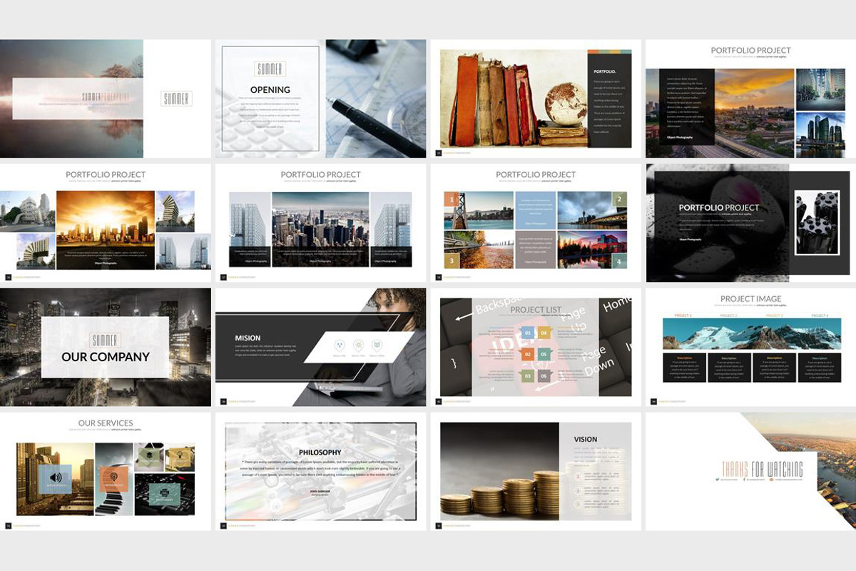 Summer Powerpoint Template, a Presentation Template by Dedijuniadi (Photo 2 of 6)