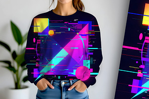 Glitch Design Radar, a Decorative Illustration by Sharon Schwalbe