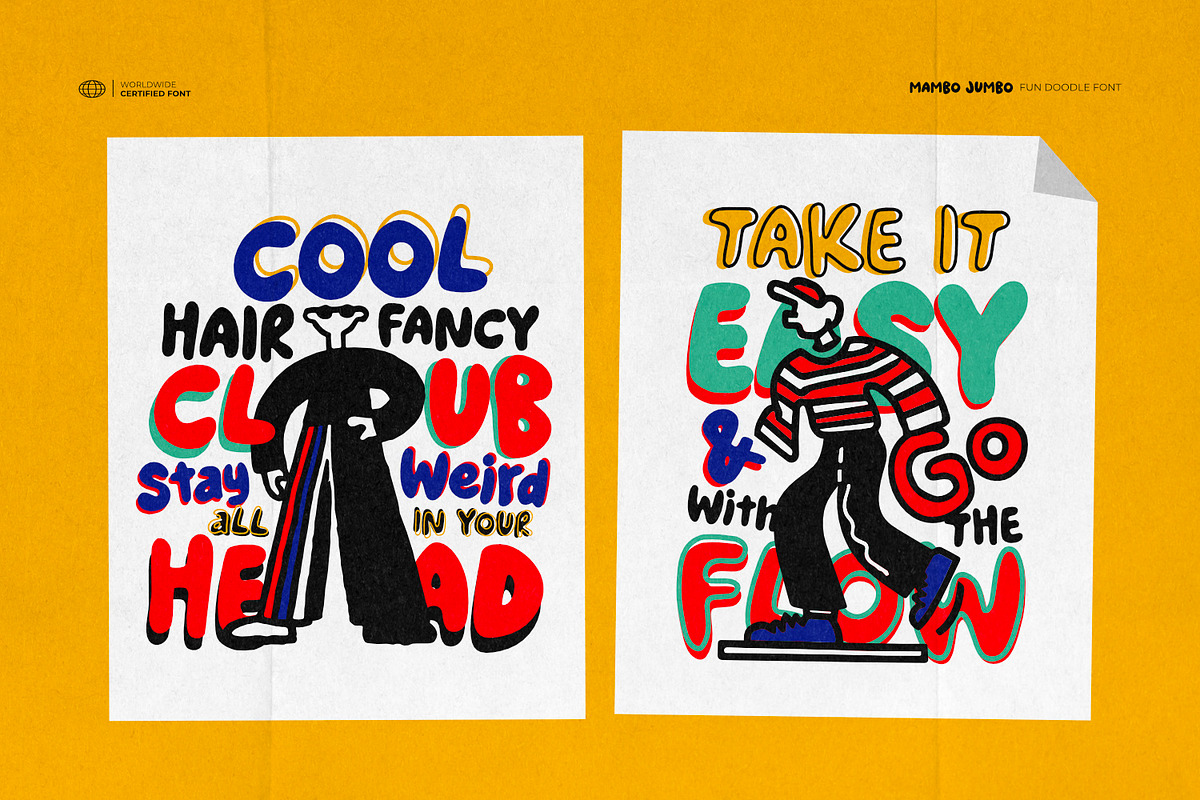 Mambo Jumbo - Fun Doodle Font, a Handwritten Font by ikiiko (Photo 3 of 7)