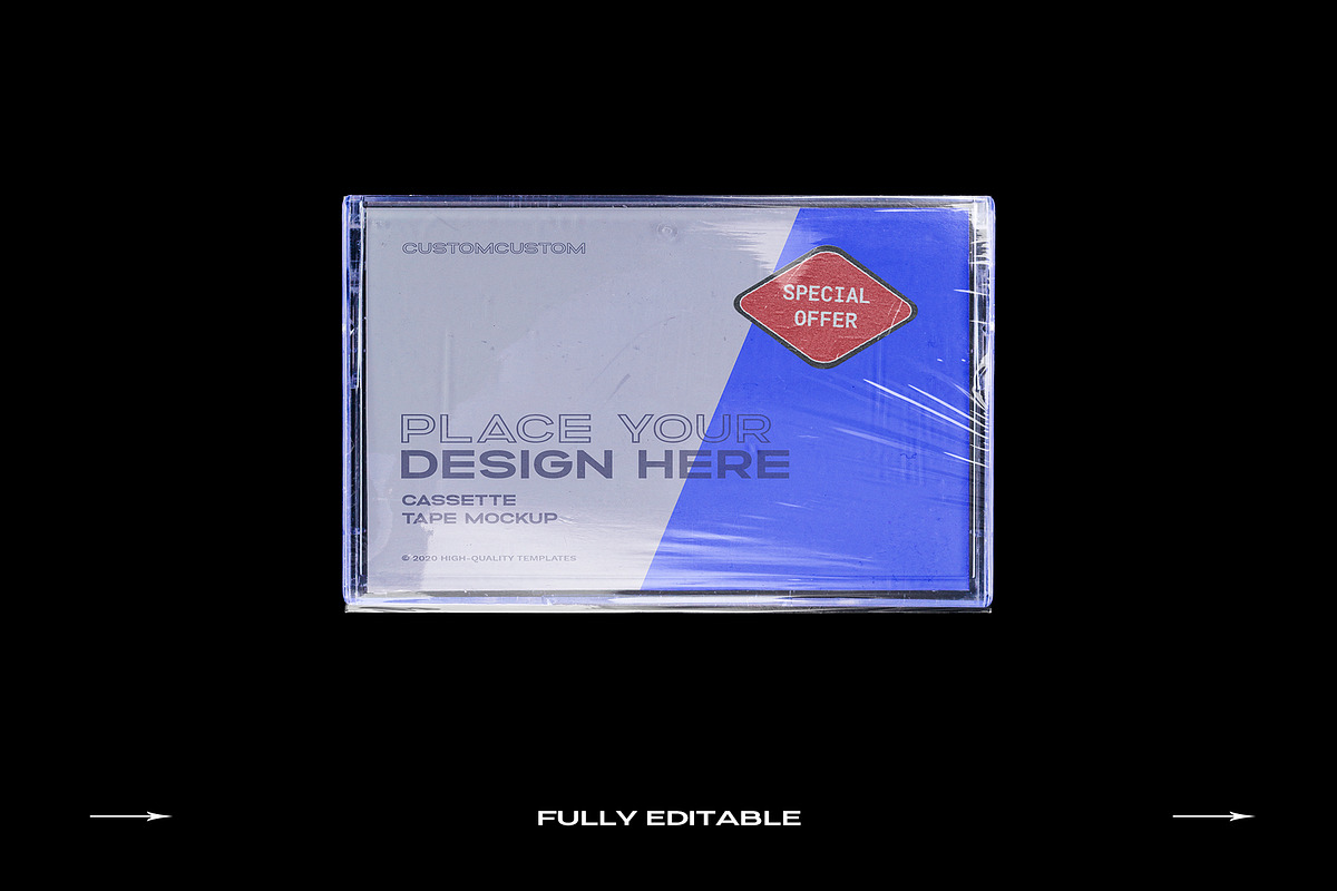 Cassette Tape Mockup Bundle Plastic, a Product Mockup by PrintPixel (Photo 22 of 29)