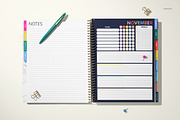 Weekly & Monthly Planner Mockup Set, a Merchandise Mockup by creatsy5 (Thumbnail 6 of 12)
