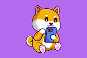 Cute Shiba Inu Dog Cartoon Vector, an Animal Illustration by Artstorystudio (Thumbnail 4 of 6)