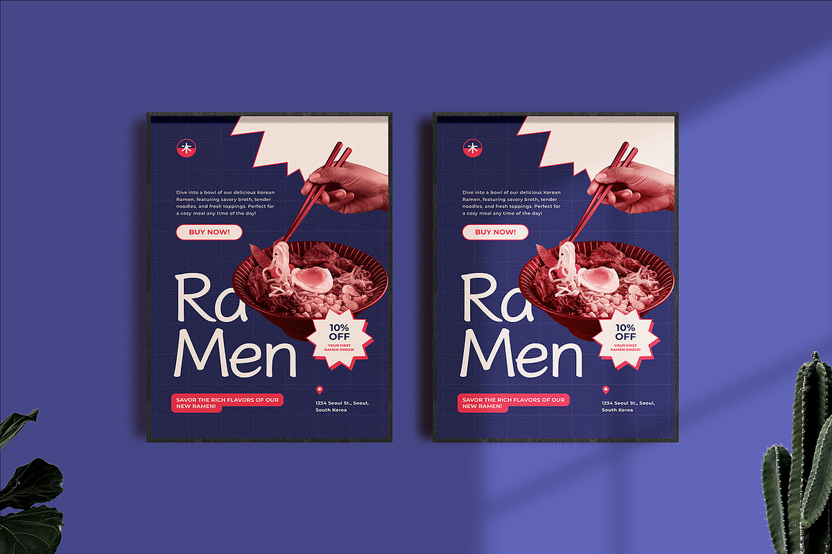 Ramens - Poster Template, a Poster Template by Fannan Studio (Photo 3 of 3)