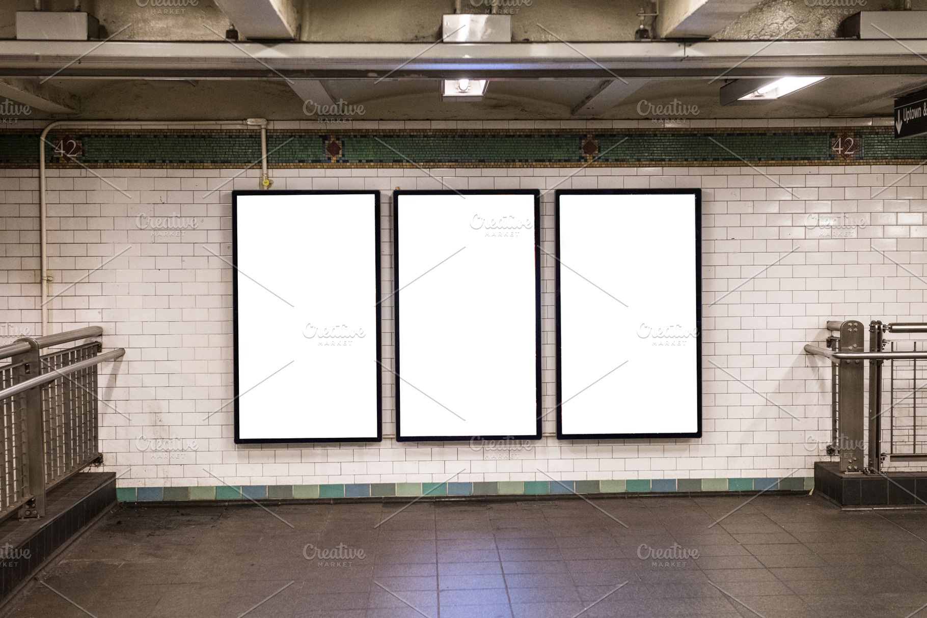 Advertisement billboards electronic stock photo containing copy space and, a Business Photo by New York Art Store