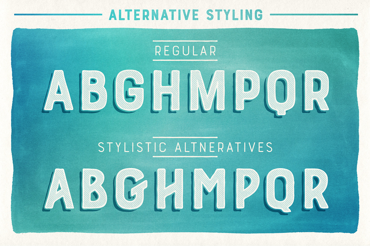 Bourton Hand Font preview 7
