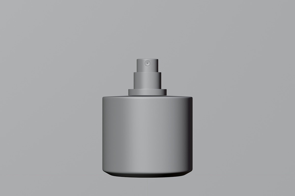 50ml Perfume Glass Bottle 3D Model, an Object 3D Model by Akebareee (Photo 11 of 11)