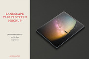 iPad Pro Tablet Screen Mockup, an iPad Mockup by professorinc (Thumbnail 1 of 13)