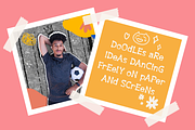 Doodle Giggle - Playful Doodle Font, a Font by PutraCetol Studio (Thumbnail 3 of 5)