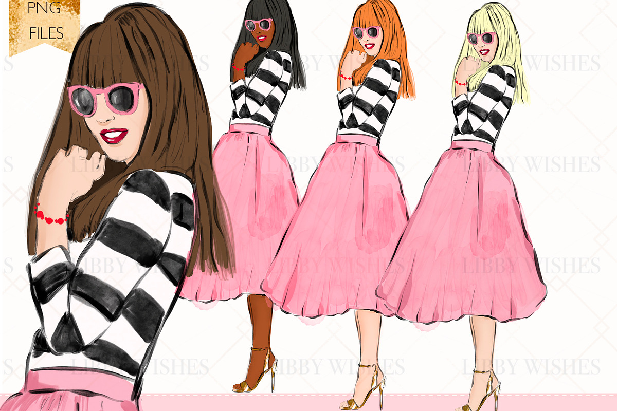 Paris Clip art illustrations, an Illustration by Libby Wishes (Photo 5 of 7)