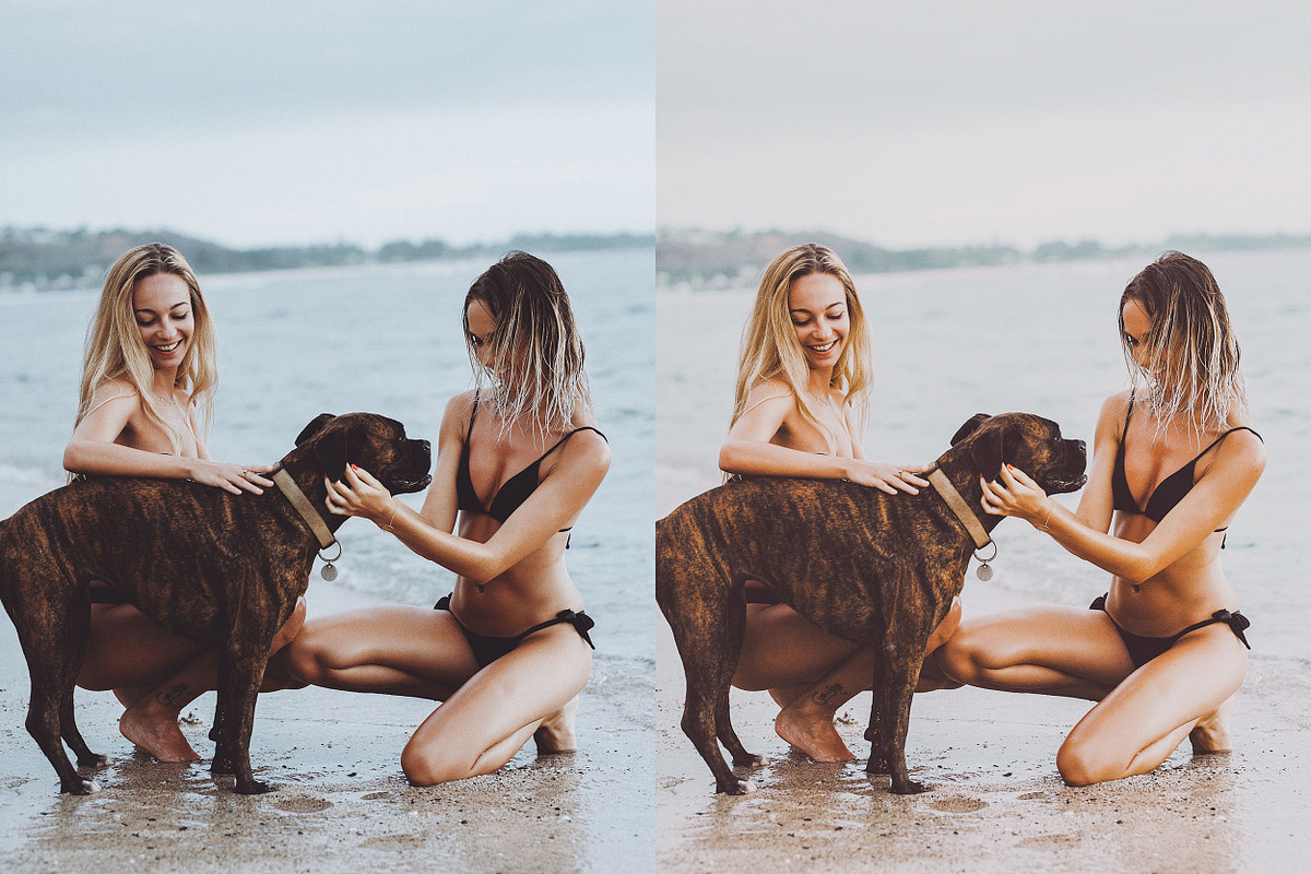 5 BEACH SUMMER LIGHTROOM PRESETS, a Preset Add-On by Emma Kate Creative (Photo 3 of 10)