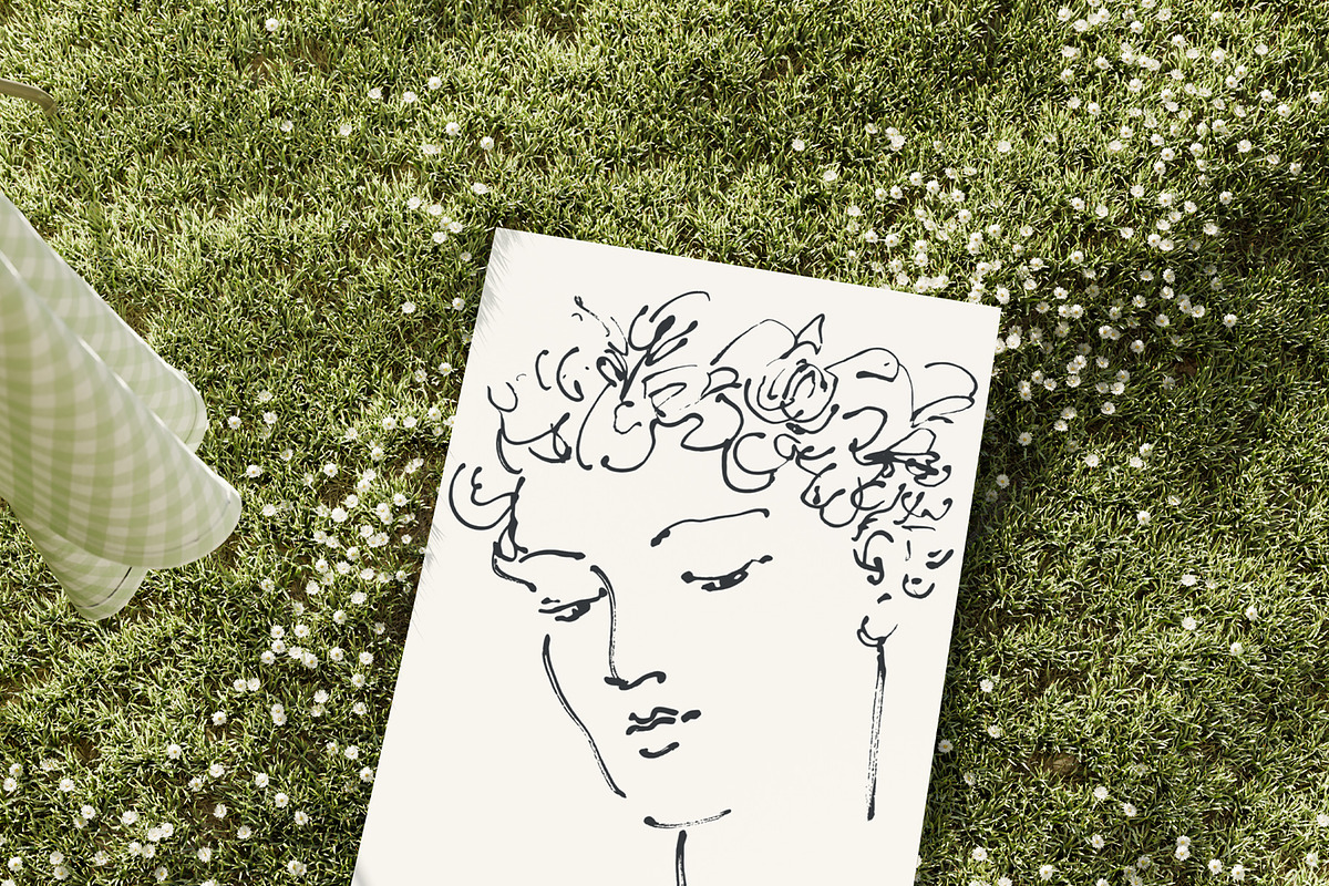 When Spring Begins: Line Art, a Seasonal Illustration by Purple (Photo 5 of 15)
