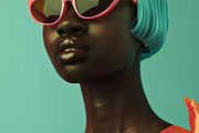 109 Fashion models in sunglasses, a Beauty & Fashion Photo by Handmadefont (Thumbnail 81 of 113)