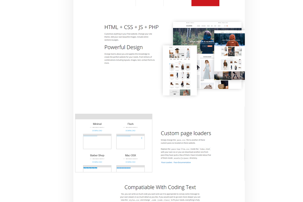 Orange -  Multipurpose HTML Template, a HTML Template by S&C Market (Photo 8 of 13)