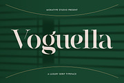 Voguella - Luxury Serif, a Serif Font by Mokatype Studio (Thumbnail 1 of 11)