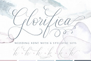 Glorifica Wedding Font, a Script Font by Rad Fonts (Thumbnail 1 of 10)