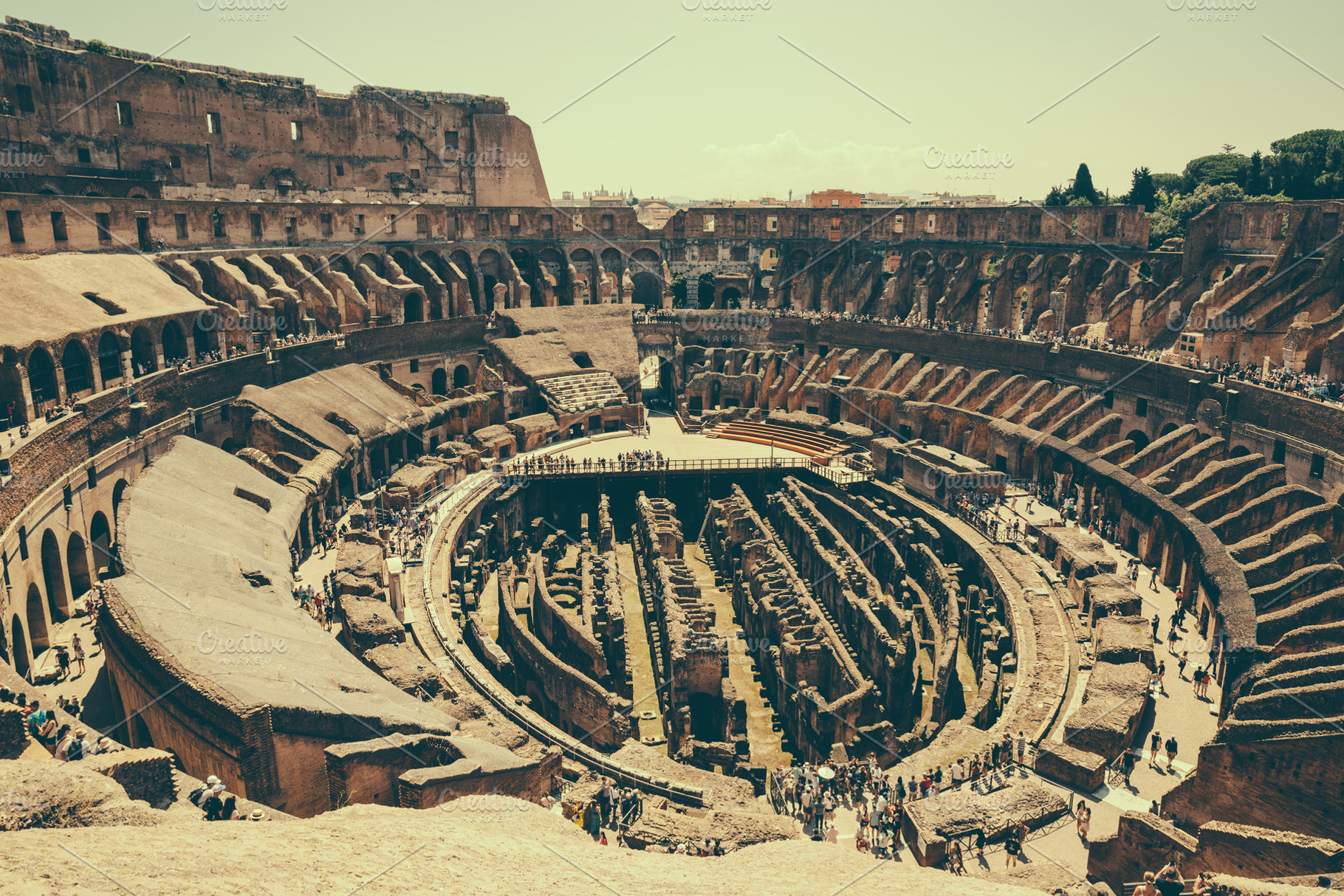 Colosseum in rome featuring aerial, amphitheater, and ancient, an ...