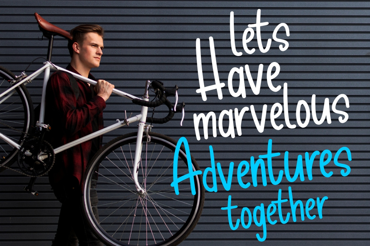 Madaromy Fun Advertisement Font preview 6
