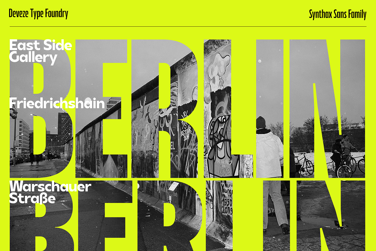 DT Synthax Sans, a Sans Serif Font by Deveze Type Foundry (Photo 6 of 15)