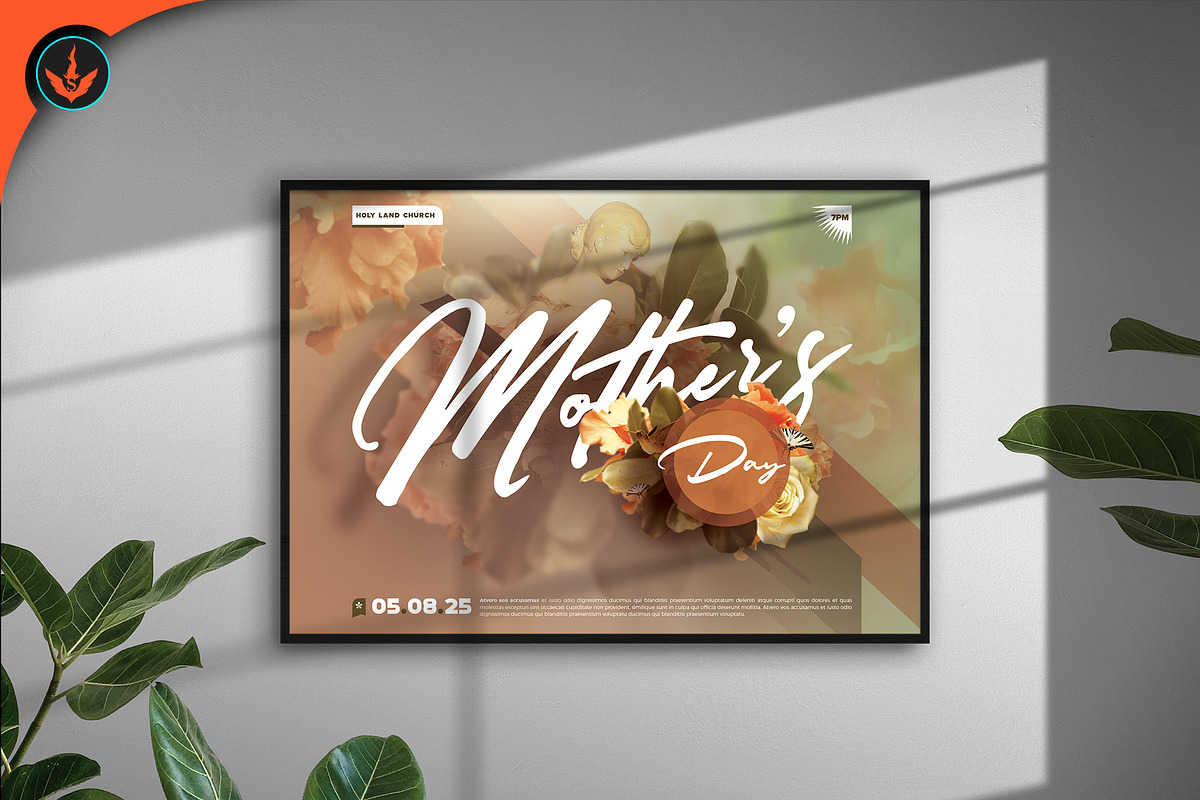 Mother's Day Church Flyer Template, a Flyer Template by SeraphimChris (Photo 8 of 9)