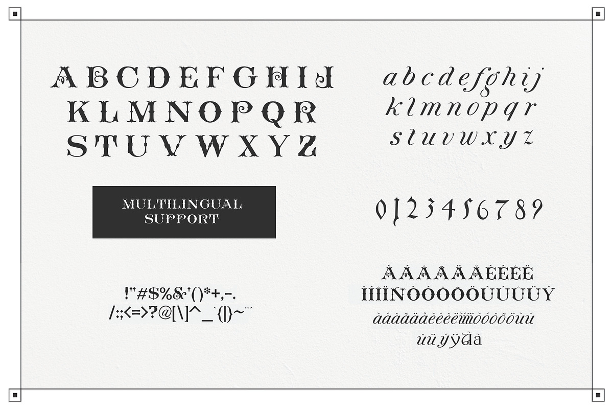Bushel - A vintage Flourish Font preview 6