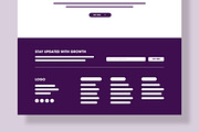 Modern Wireframe Landing Page, a Wireframe Template by MightyDesign (Thumbnail 6 of 9)