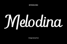 Melodina - Vintage Script Font