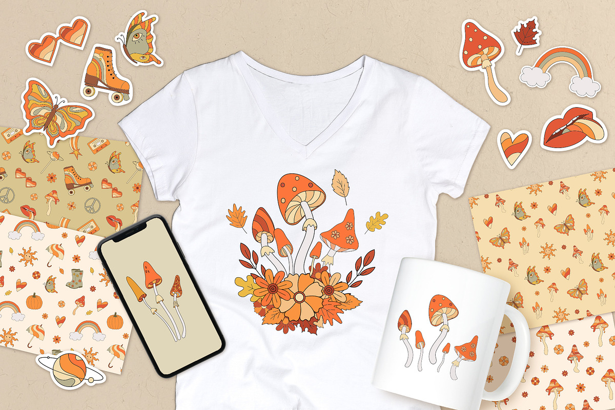 Autumn Vibes vector clipart, an Object Graphic by Nadezhda Mikhailova (Photo 6 of 12)