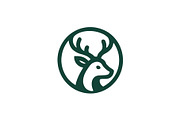 Deer Head Logo Collection, a Branding & Logo Template by Vectorium Studio (Thumbnail 18 of 25)