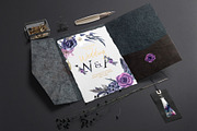 Gothic Halloween Watercolor Set, a Decorative Illustration by Elena Dorosh (Thumbnail 2 of 19)