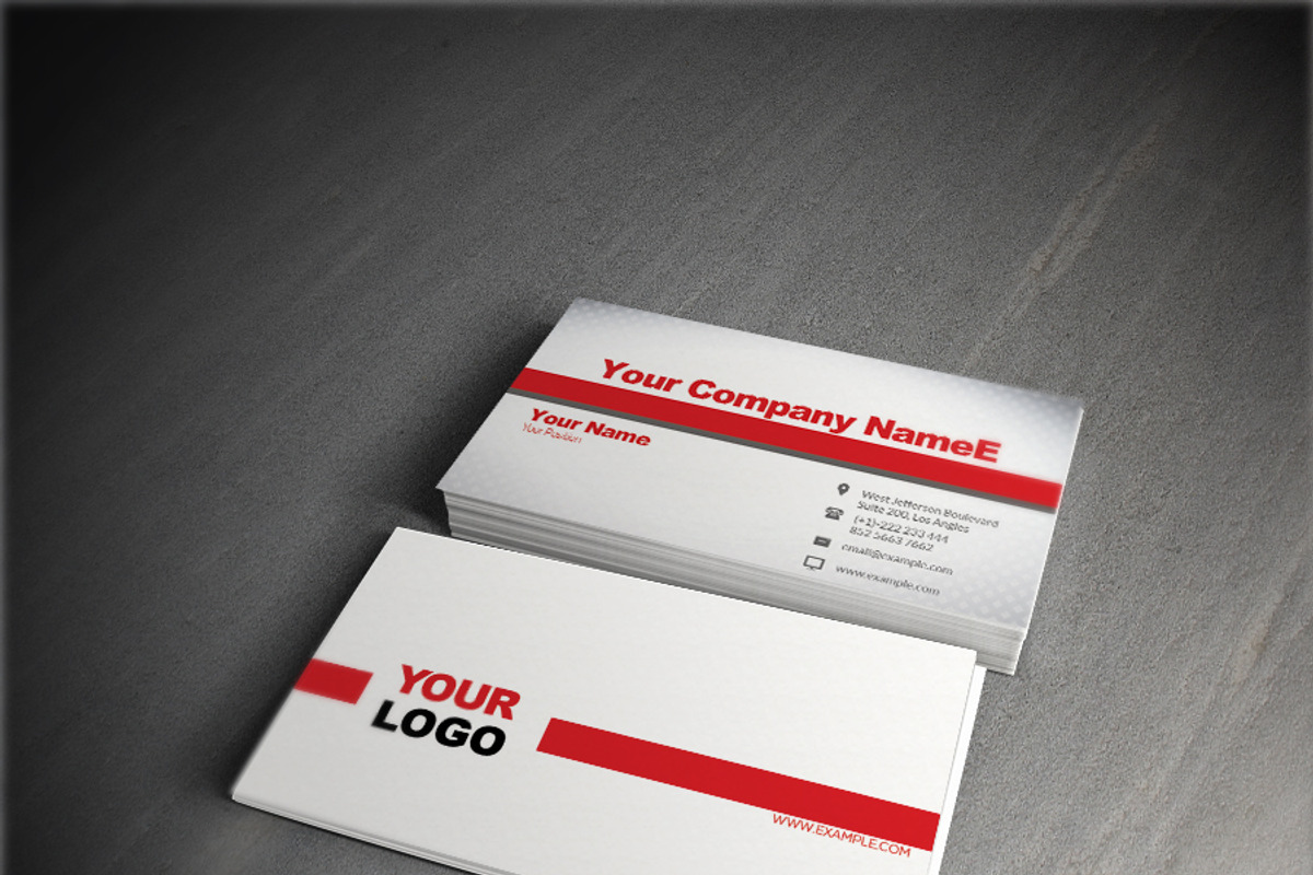 Simple Business Card, a Business Card Template by erikadesign (Photo 2 of 3)