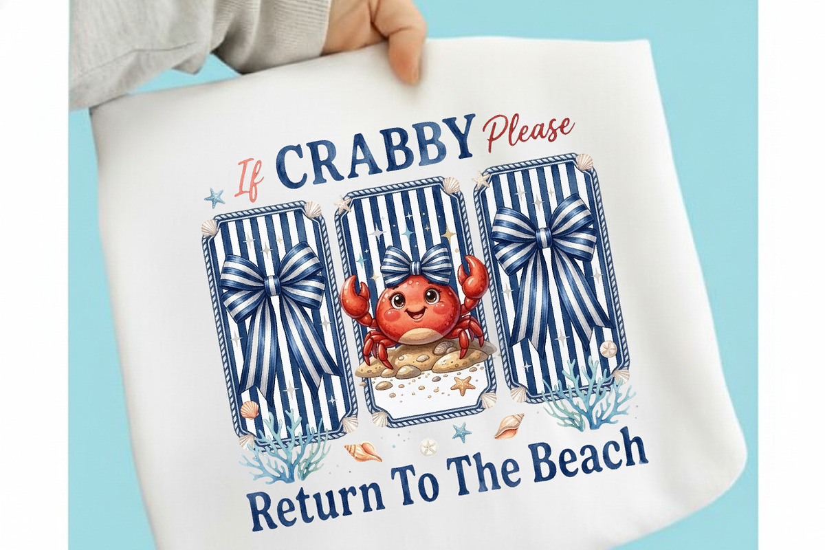 Coquette Bow if Crabby Beach PNG, an Illustration by designcity5 (Photo 3 of 4)