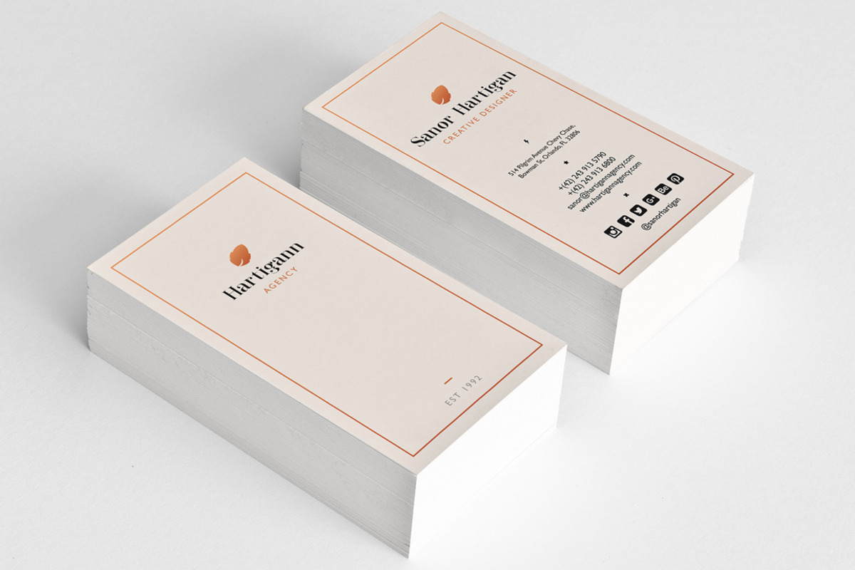 Stylish Minimal Gold Business Card, a Business Card Template by GraphicsEgg (Photo 2 of 3)