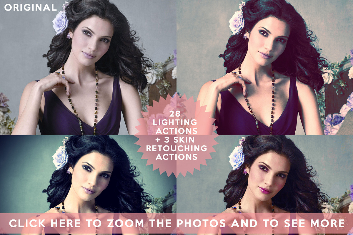 Set 4. 28 Photoshop Lighting Actions preview 6