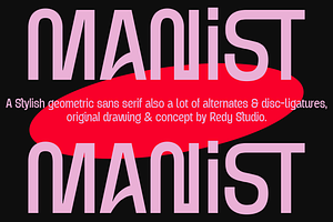 Manist - Geometric Sans Serif