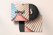 Vinyl Mock-up 5, a Merchandise Mockup by Yogurt86 (Thumbnail 3 of 9)