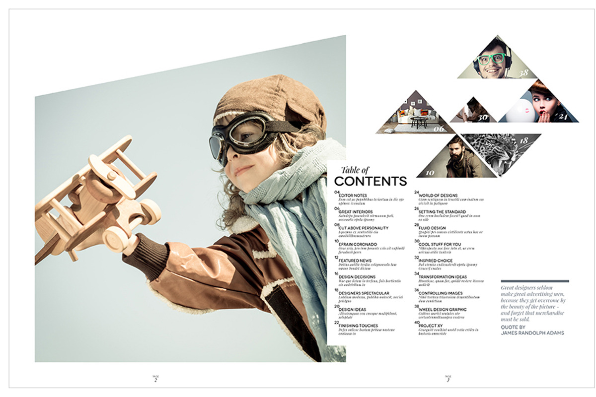 Magazine Template InDesign 10, a Magazine Template by Love Graphic Design (Photo 10 of 28)