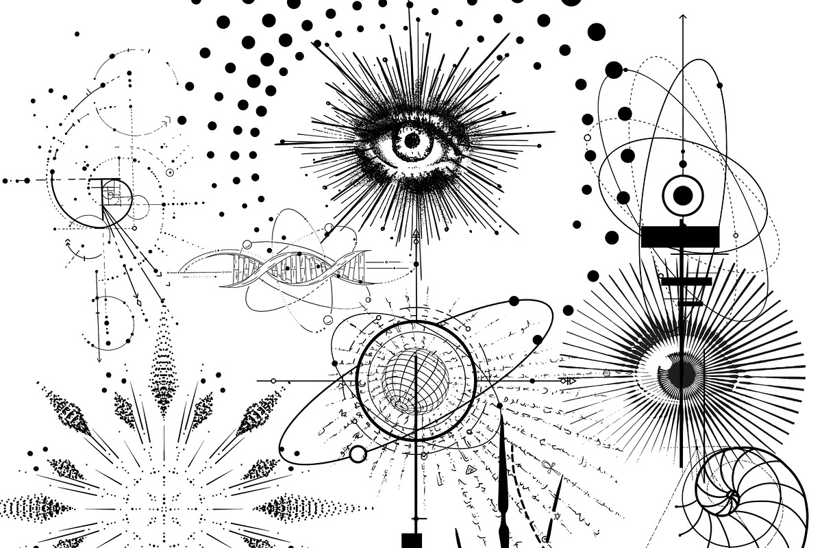 Geometric Tattoo Procreate Stamps, a Brush Add-On by Nuclear Brushes (Photo 7 of 10)