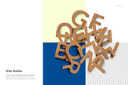 Isolated Painted Wood Letters Object, an Object Graphic by creatsy5 (Thumbnail 4 of 5)
