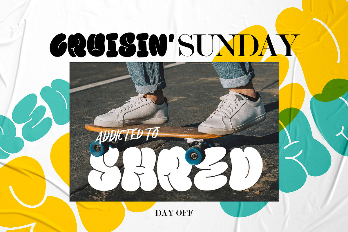 Moonie Eyes - Graffiti Type, a Font by ikiiko (Photo 2 of 7)