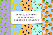 12 Fruit Vector Patterns, a Pattern Graphic by Anne Elster Design (Thumbnail 4 of 4)