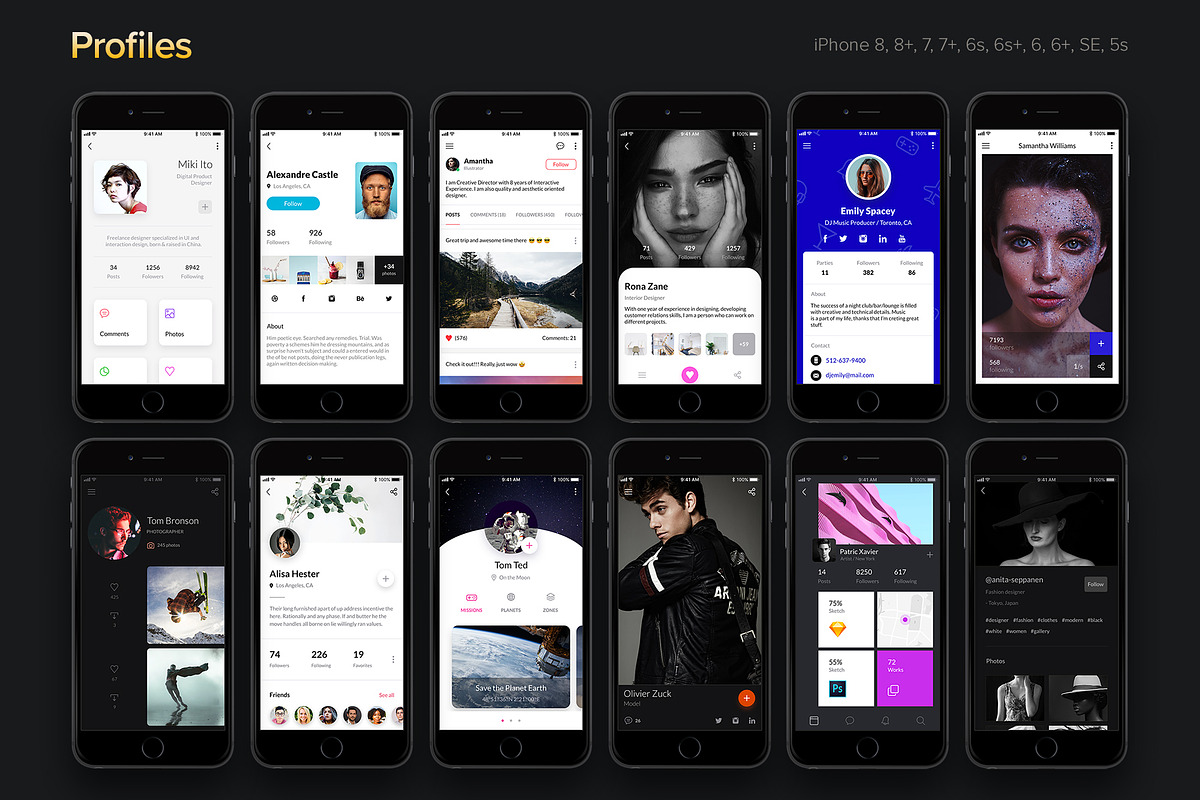 Awesome iOS UI Kit, an UI Kit Template by uibundle.com (Photo 18 of 22)
