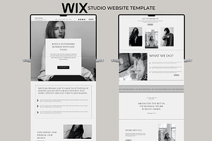 Wix Website Template Service, a Wix Template by Deepa Template Studio